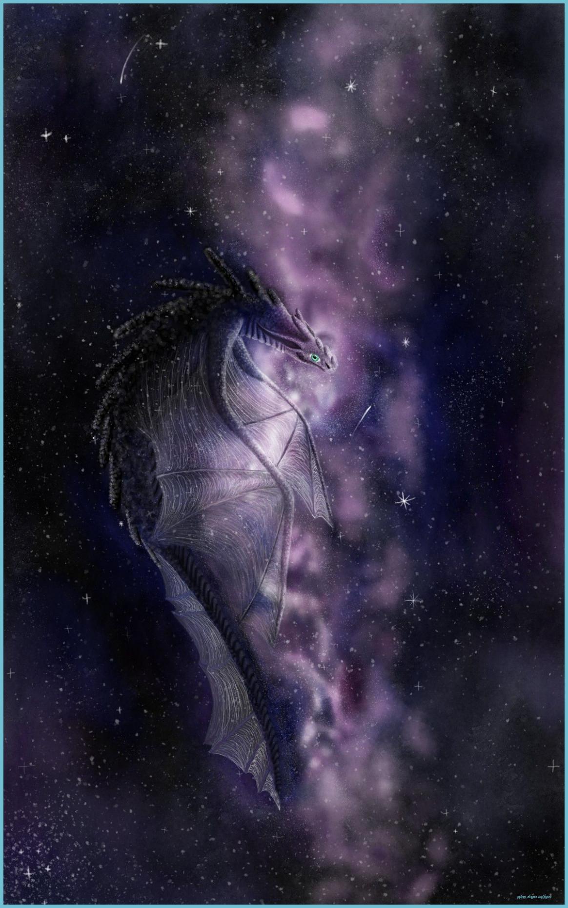 1164x1862 A Invisible Galaxy Dragon Dragon Artwork, Wolf Spirit Animal Dragon Wallpaper