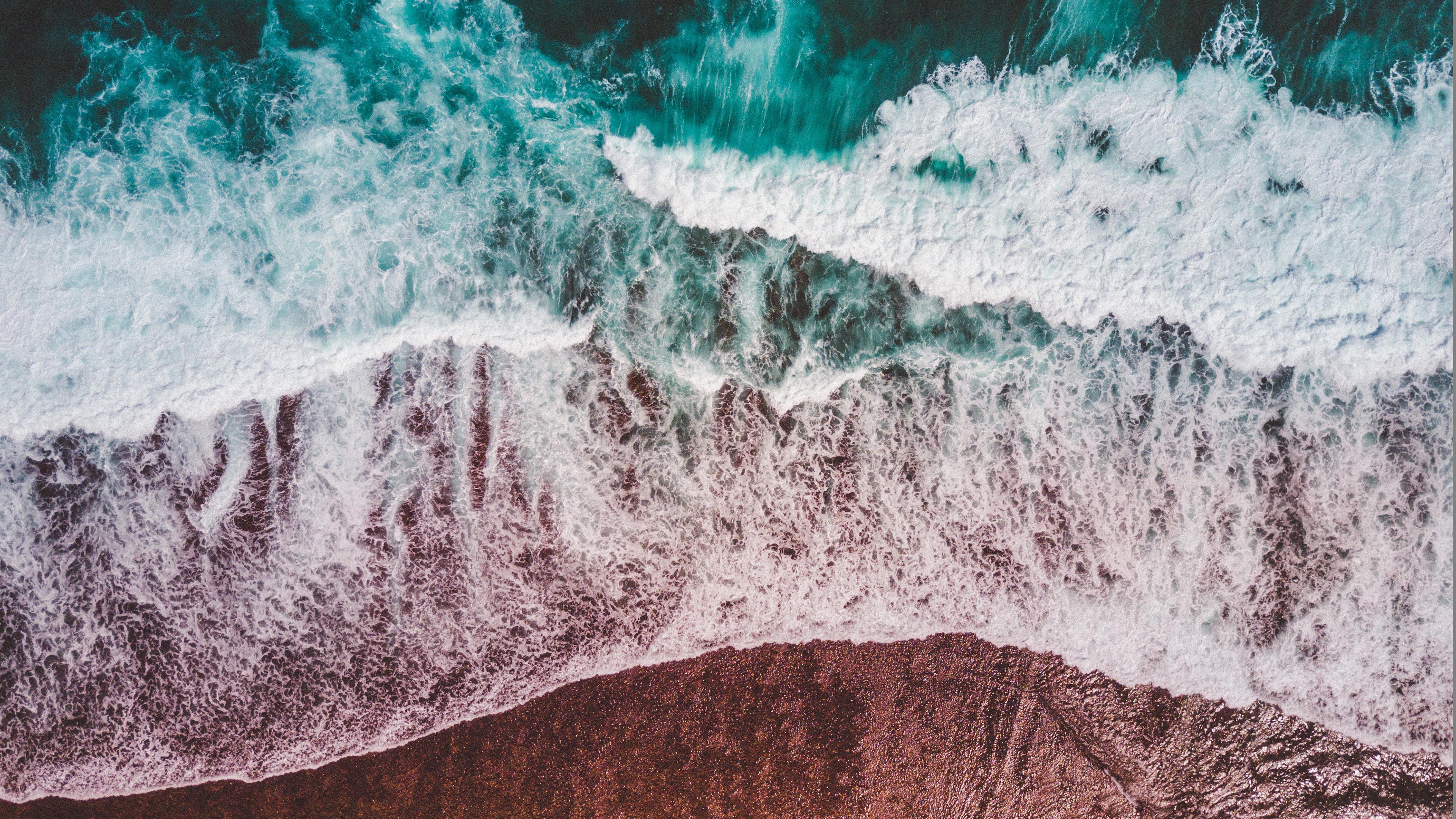 3840x2160 Beach Aerial View 4K Wallpaper
