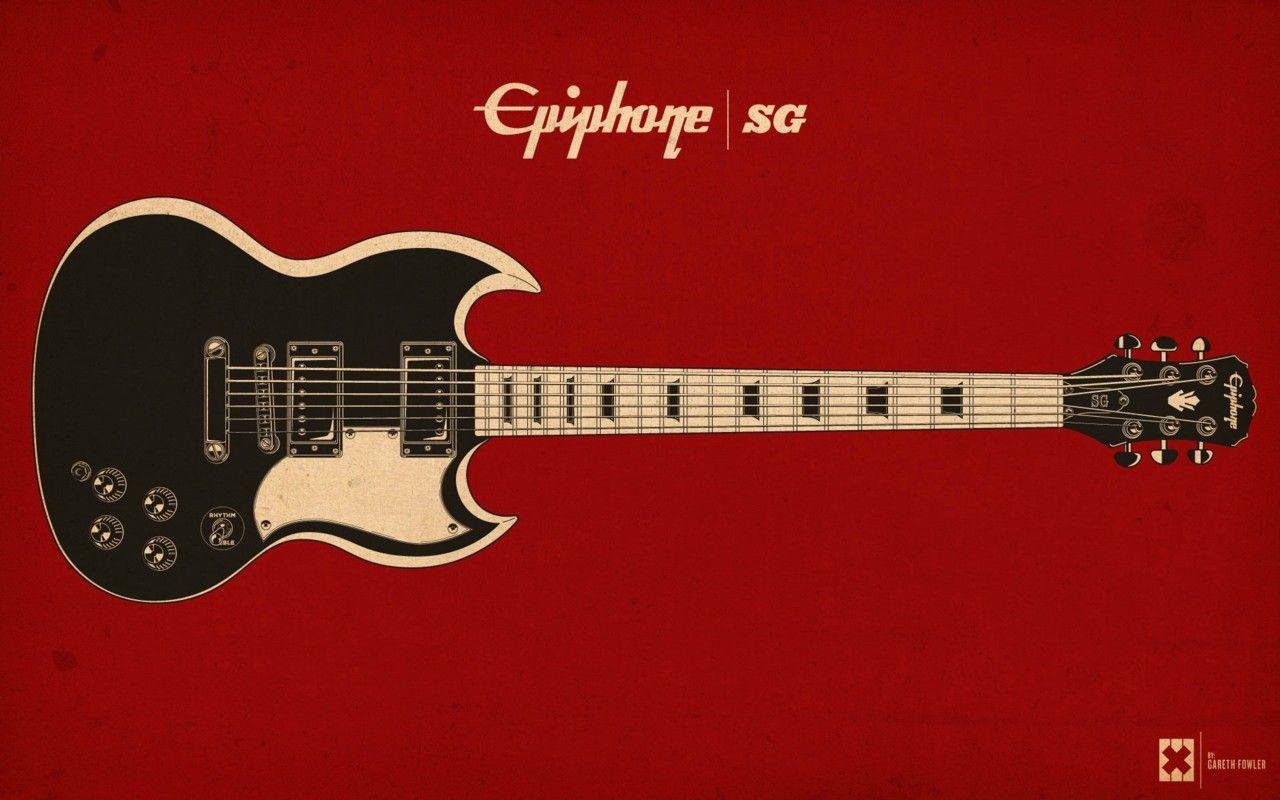 1280x800 SG Epiphone HD Wallpaper