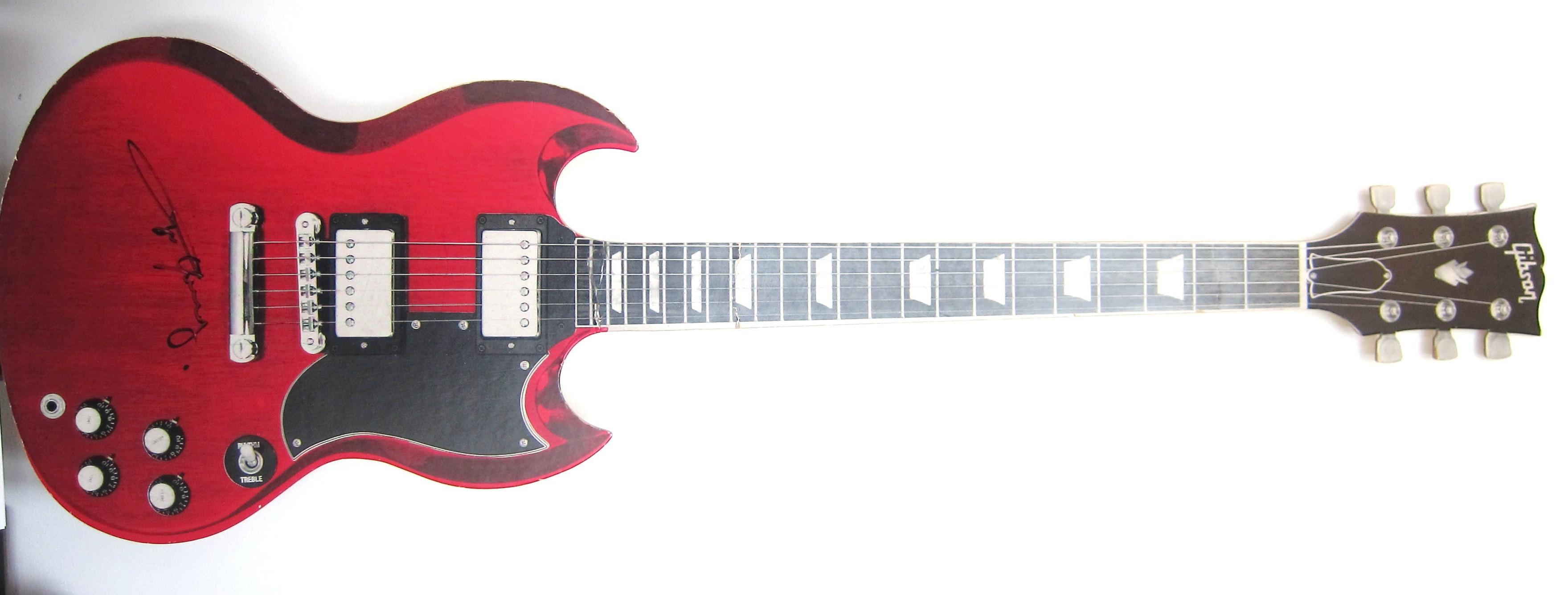 3519x1336 Epiphone Standard Sg Cherry HD Wallpaper