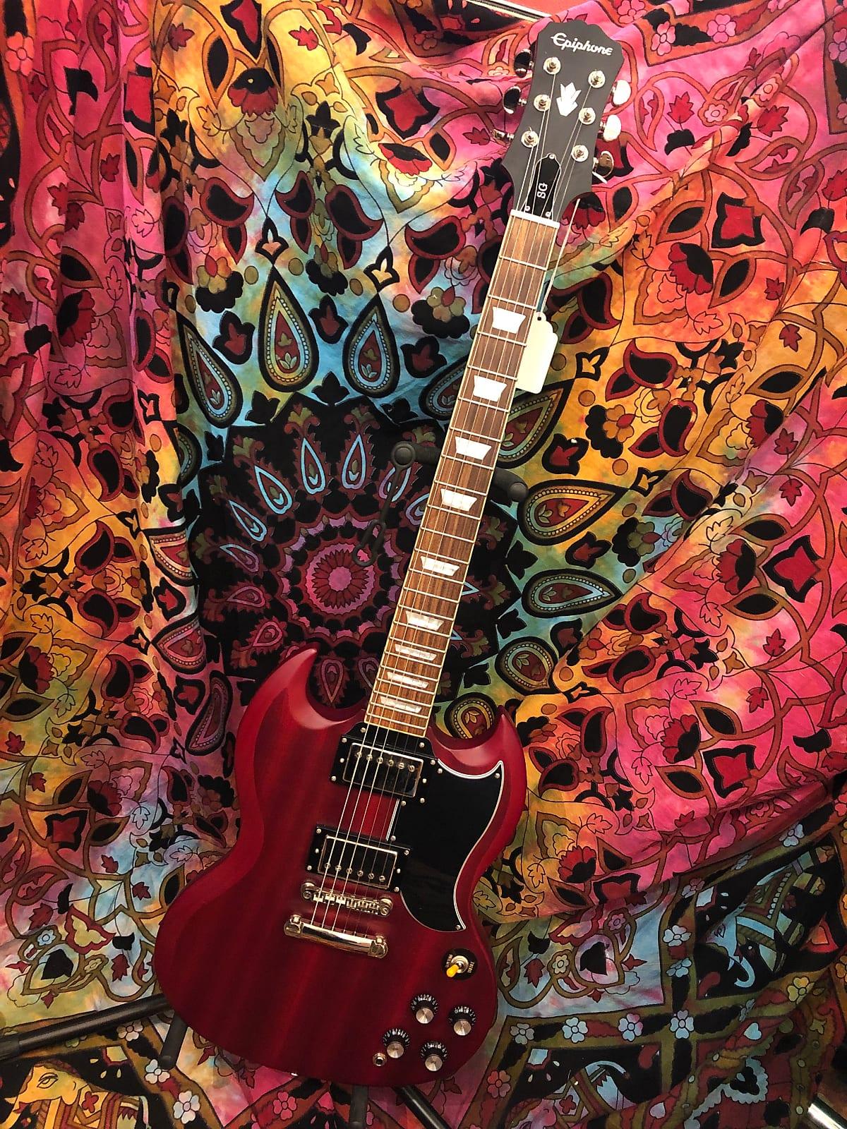 1200x1600 Epiphone SG Model -Cherry satin Electric Guitar