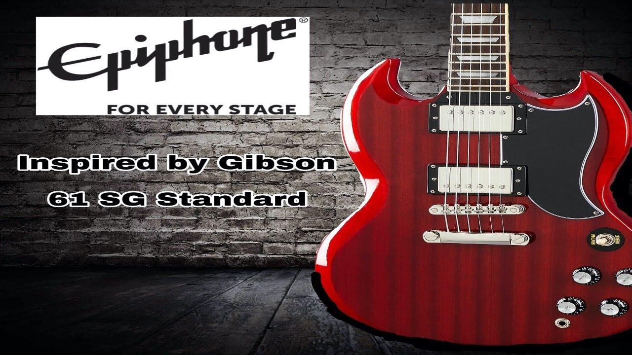 1280x720 Epiphone 61 SG Standard. Unboxing 2020. Inspired By Gibson