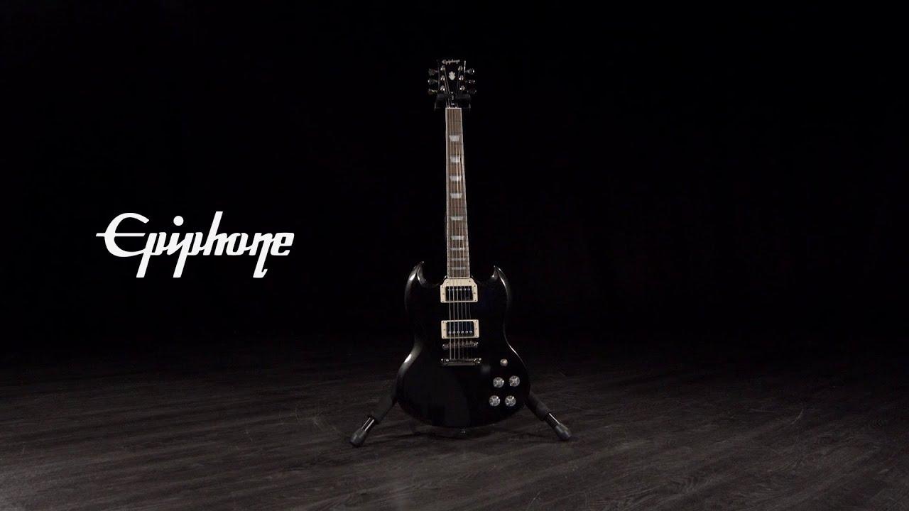 1280x720 Epiphone SG Muse, Jet Black Metallic