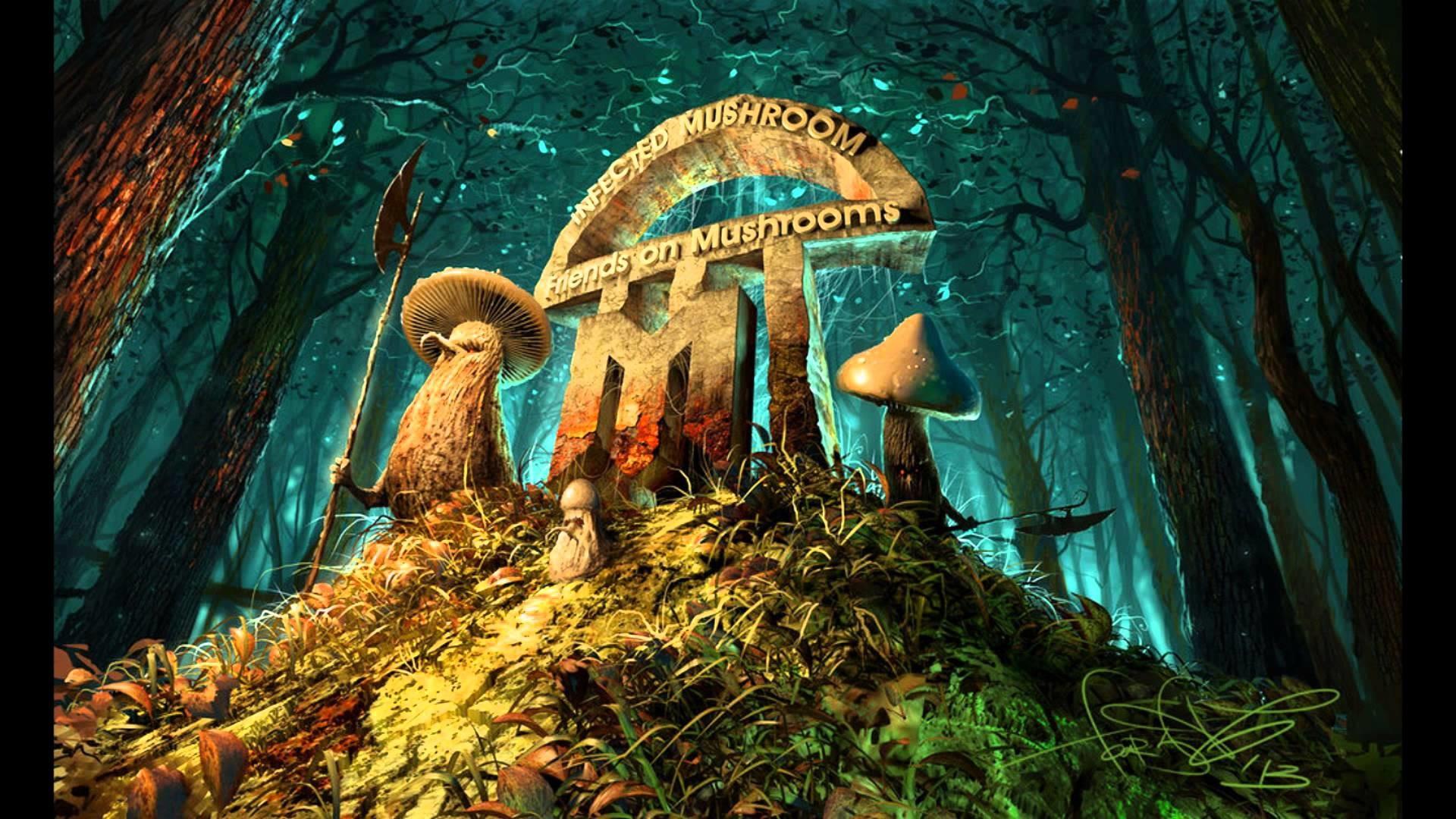 1920x1080 Infected Mushroom Army Of Mushrooms Wallpaper Mushroom Album Art