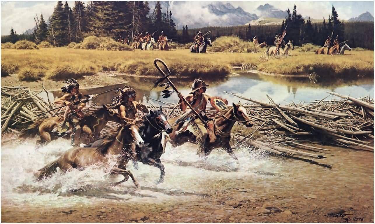 1286x768 American Western Art