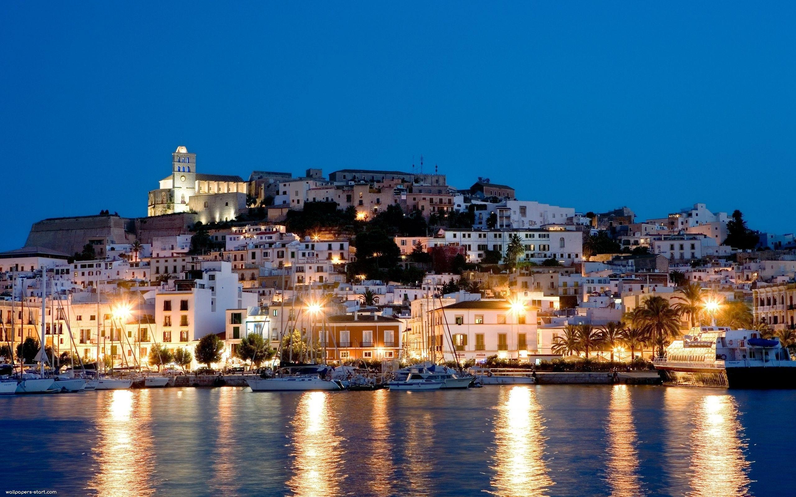 2560x1600 Ibiza at Night wallpaperx1600