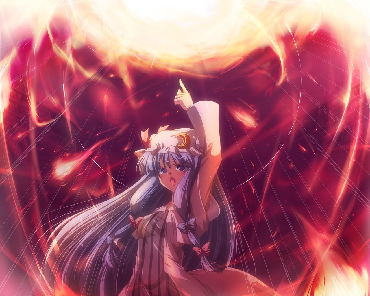 1280x1024 touhou patchouli knowledge wallpaper