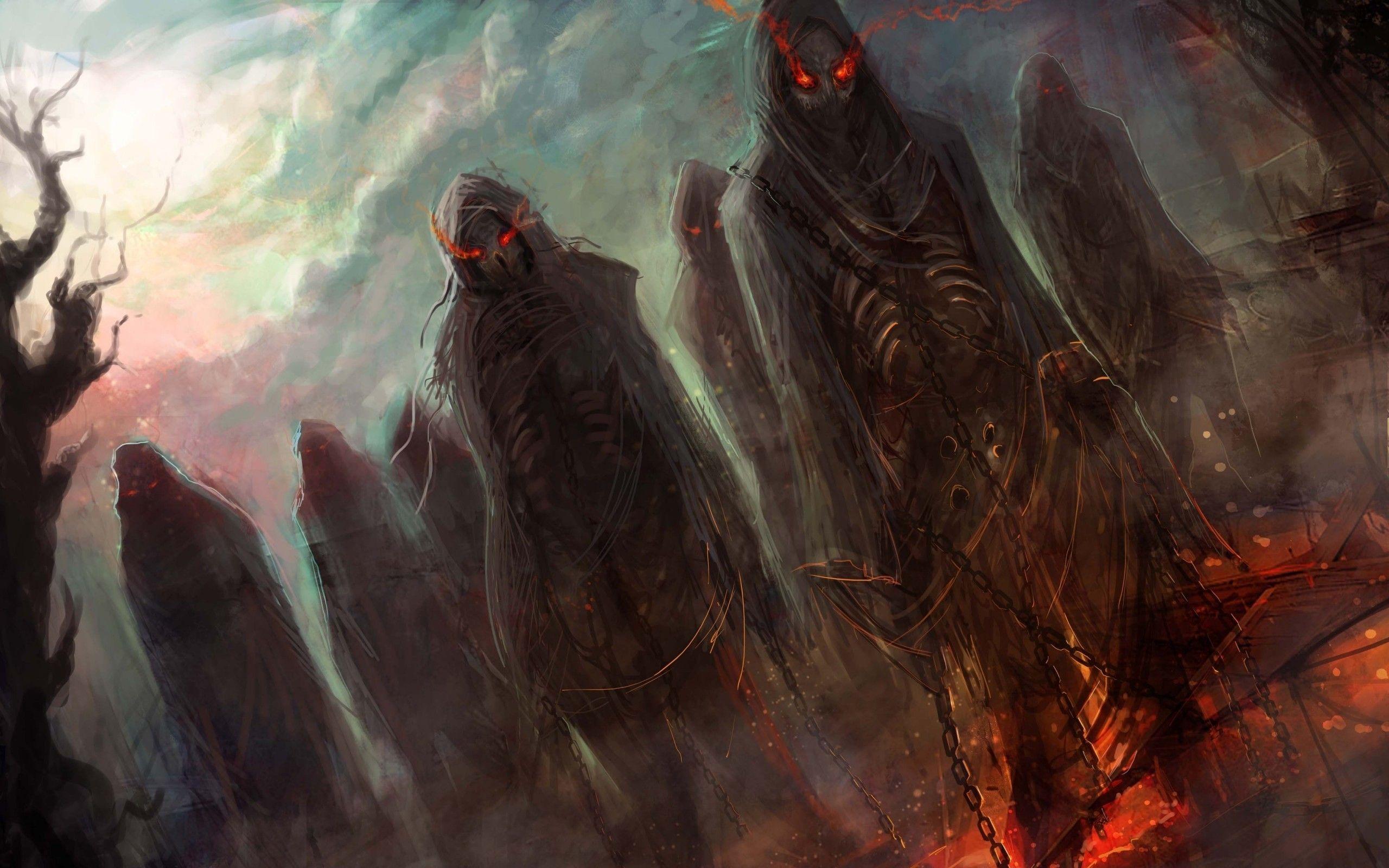 2560x1600 Evil Hell Wallpaper