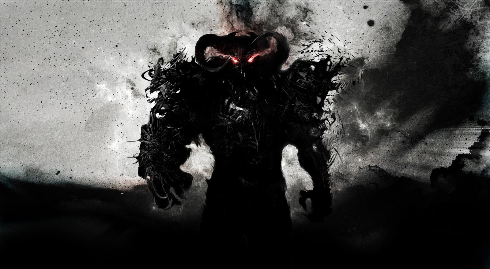 1600x880 Free download Black Demon HD Wallpaper Black Demon HD Wallpaper [1600x880] for your Desktop, Mobile & Tablet. Explore Dark Demon Wallpaper. Demon Clown Wallpaper, Scary Demon Wallpaper, Female Demon Wallpaper