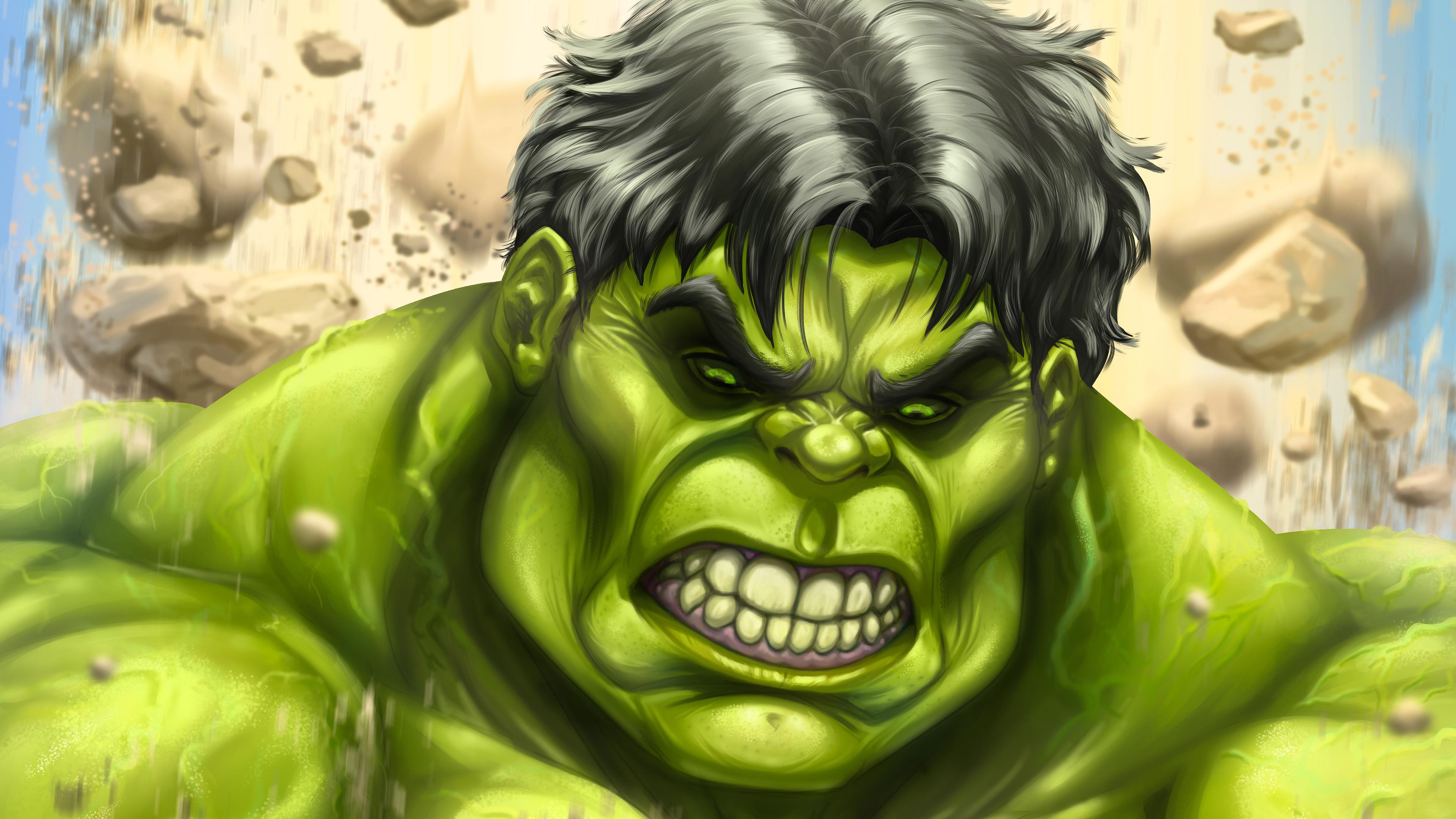 3840x2160 The Incredibles Hulk Art 4k
