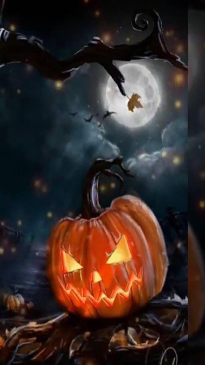 720x1280 Halloween Painting Wallpaper