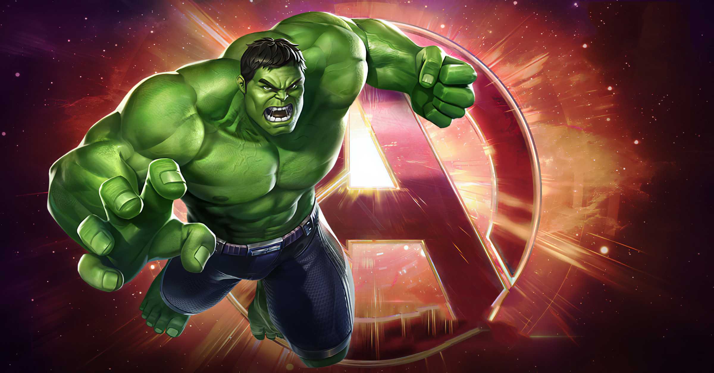 2400x1256 Desktop Hulk Wallpaper Free HD Wallpaper