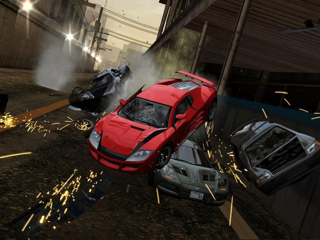 1024x768 Panels and Pixels: VG REVIEW: Burnout Revenge & Burnout Legends