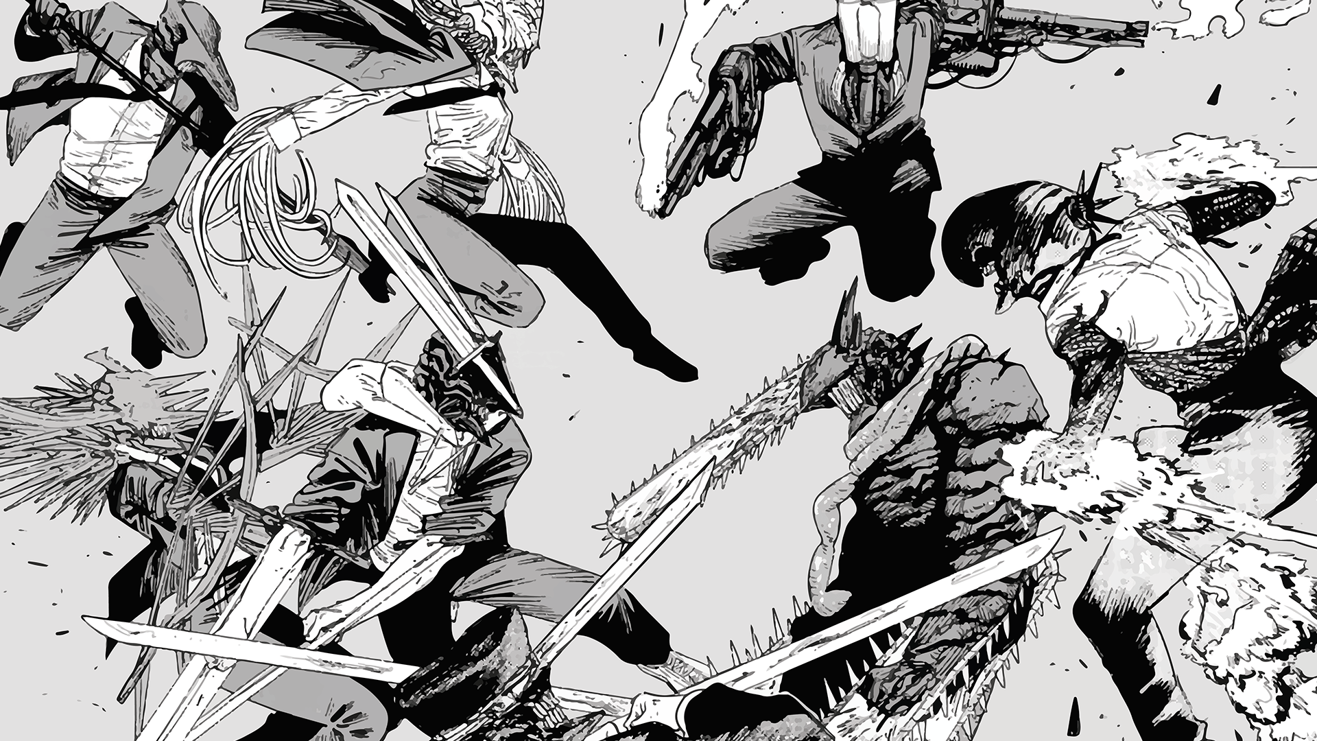 1920x1080 Chainsaw Man Manga Wallpaper