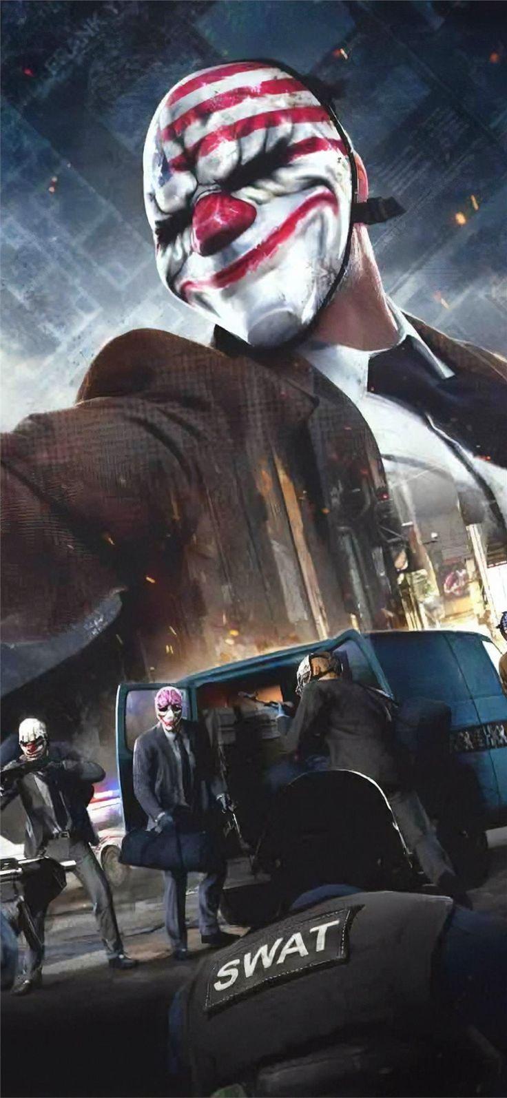 736x1594 payday 4k Phone Wallpaper Download. InstaWallpaper. Payday Payday, Android phone wallpaper