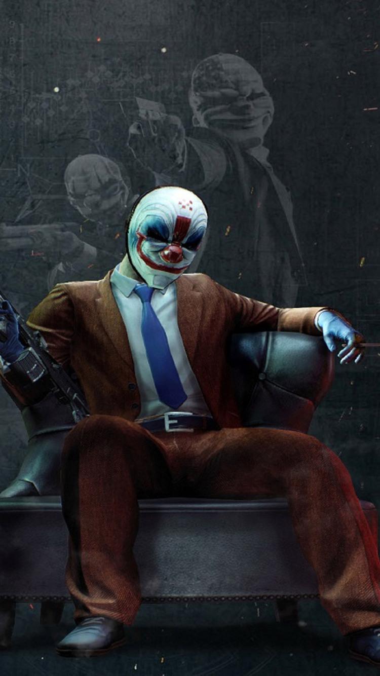 750x1334 Payday 2 Artwork 2 iPhone iPhone 6S, iPhone 7 HD 4k Wallpaper, Image, Background, Photo and Picture