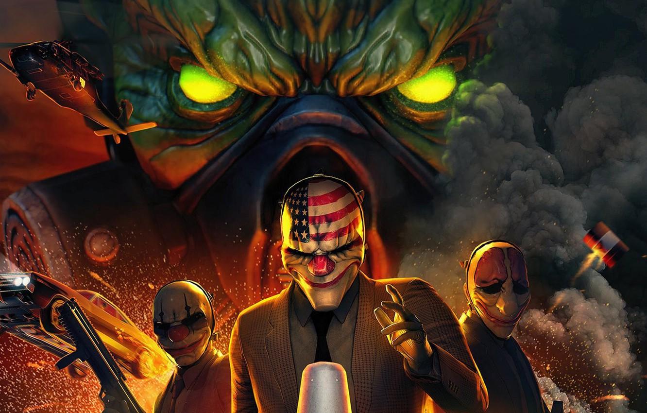 1332x850 Wallpaper payday, payday PAYDAY, PAYDAY payday PAYDAY2 image for desktop, section игры