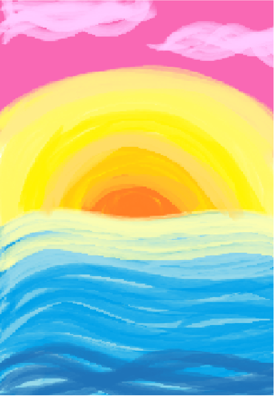 964x1390 Subtle Pansexual Wallpaper. I made this in Paint, so please excuse the poor quality.: lgbt