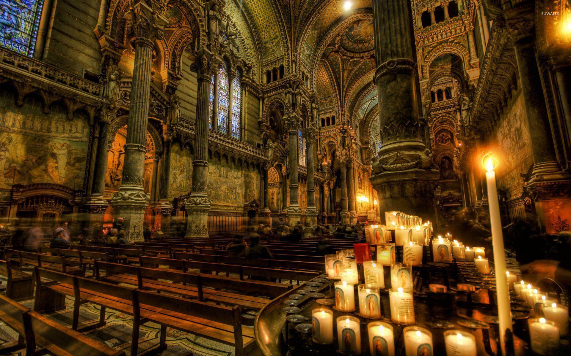 1920x1200 People sitting in the church wallpaper wallpaper