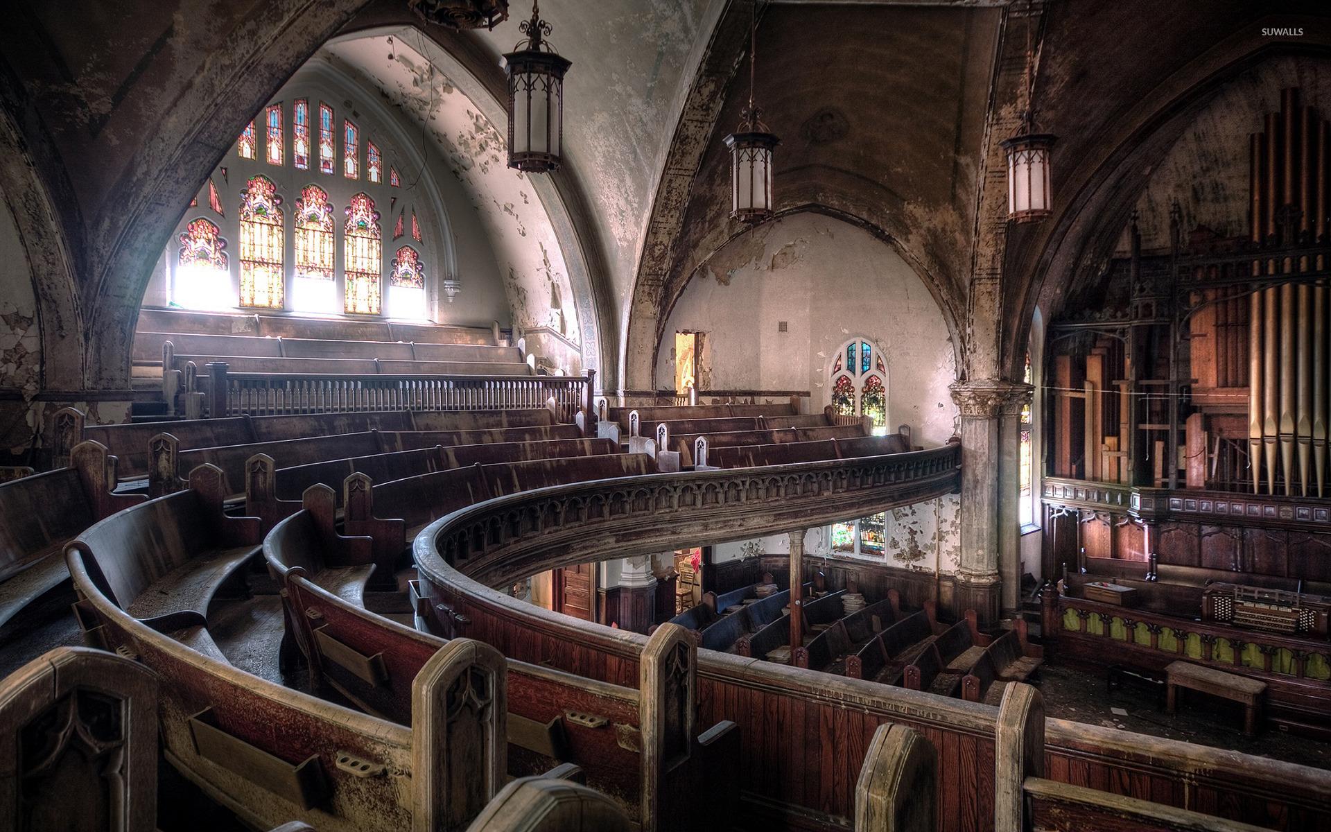 1920x1200 Abandoned church wallpaper wallpaper