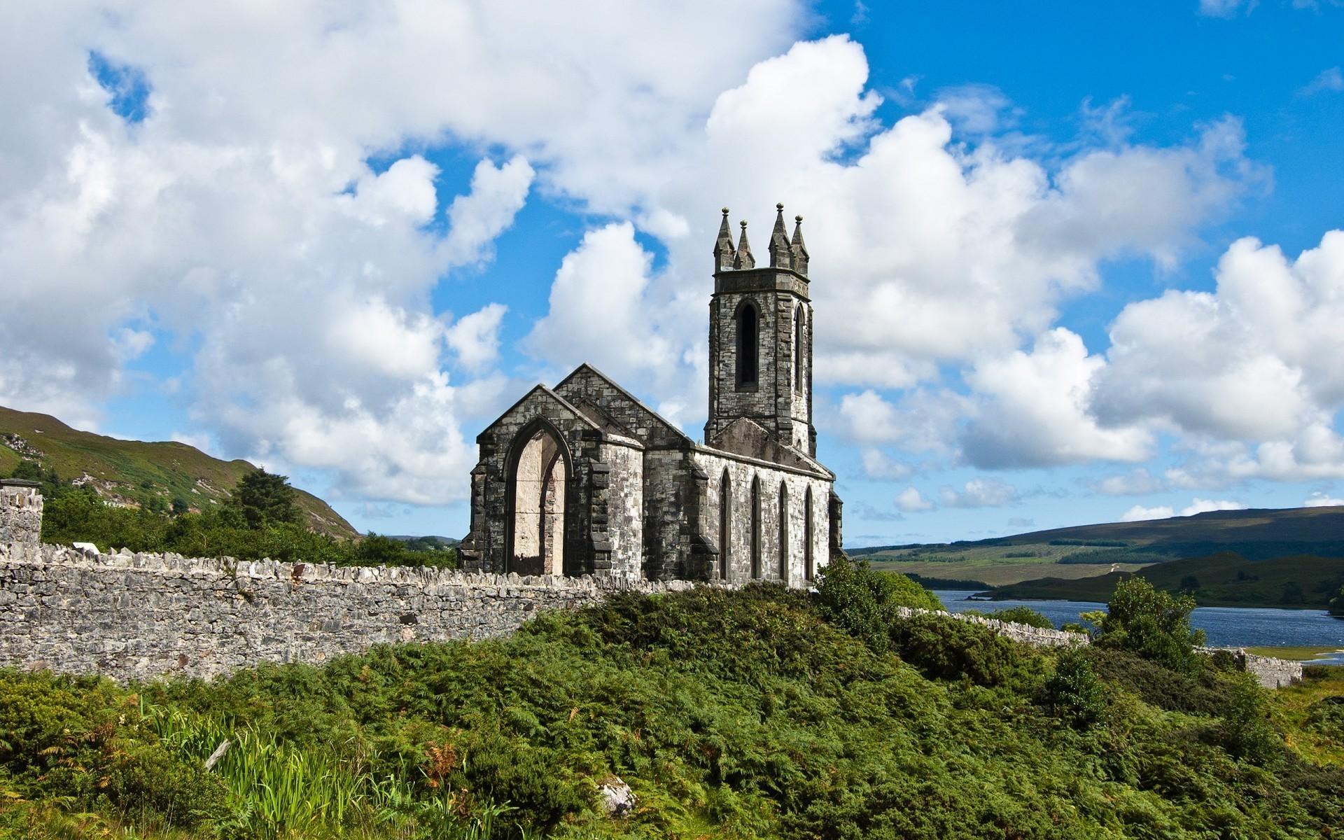 1920x1200 building, Sky, Nature, Scotland, Clouds, UK, Church Wallpaper HD / Desktop and Mobile Background