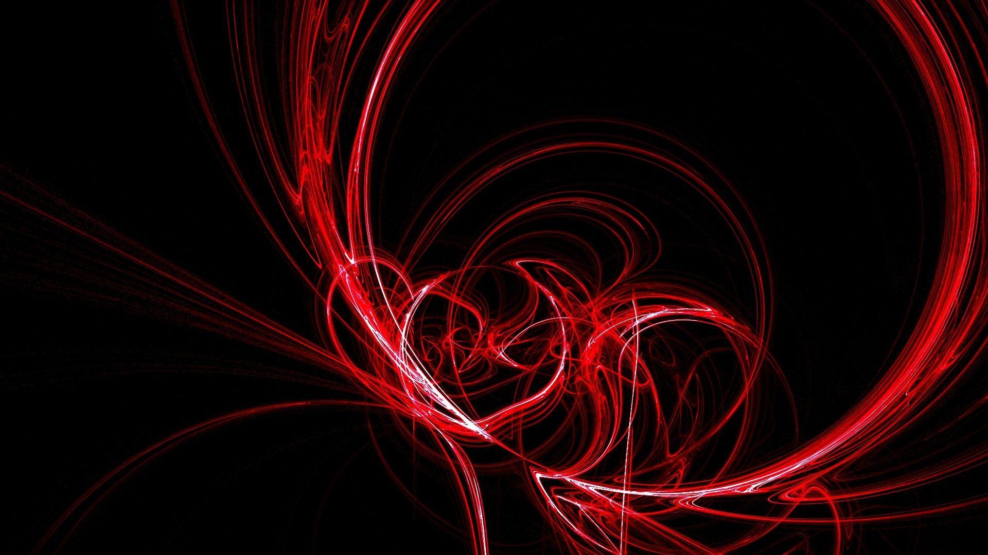 1920x1080 Red Abstract Wallpaper