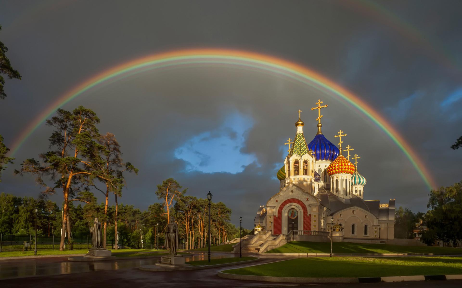 1920x1200 The Church of St. Igor of Chernigov in Peredelkino Wallpaper for Widescreen Desktop PC 1920x1080 Full HD