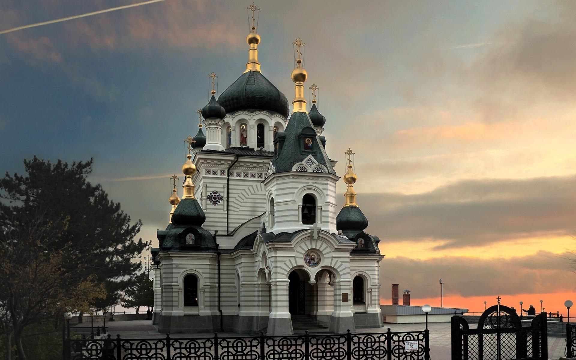 1920x1200 Resurrection Church, Foros. Russia Desktop wallpaper 1920x1200