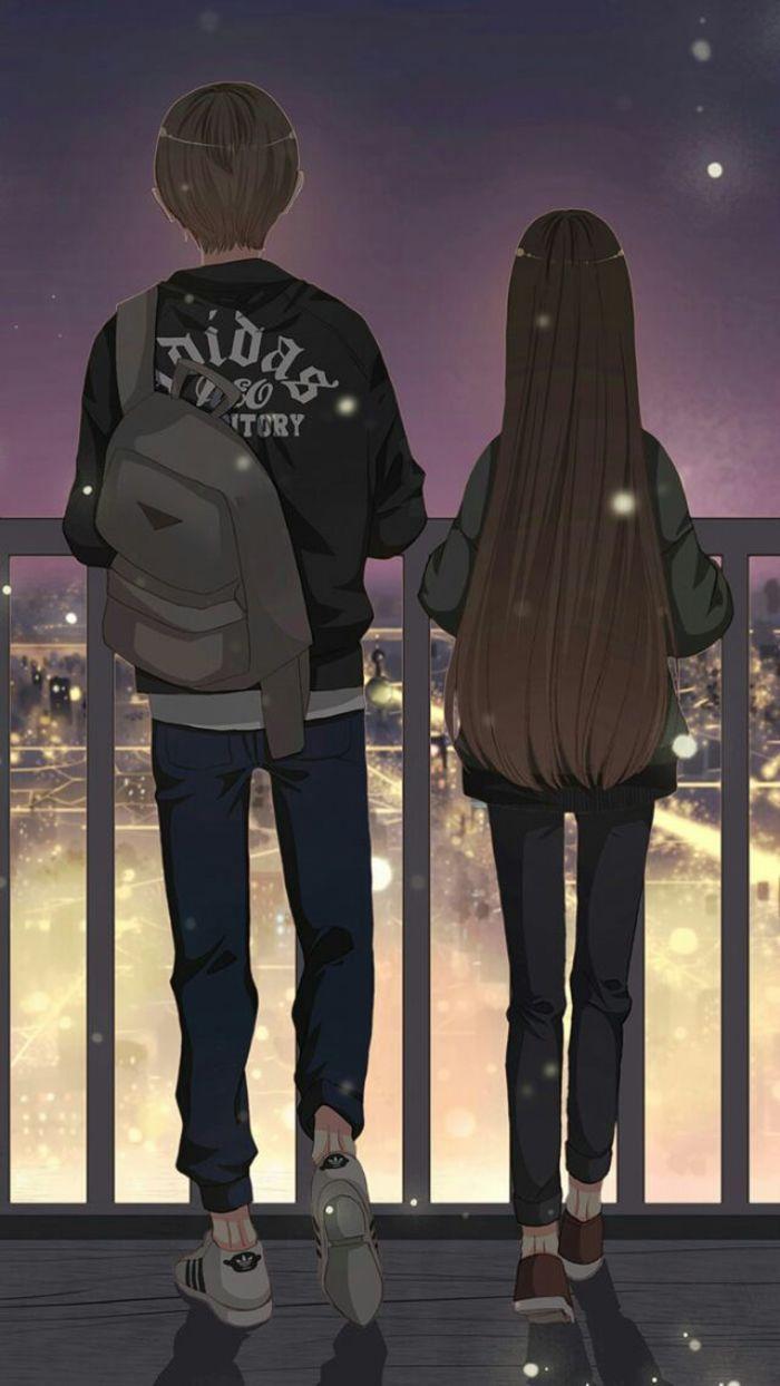 Kawaii Anime Best Friends Boy And Girl