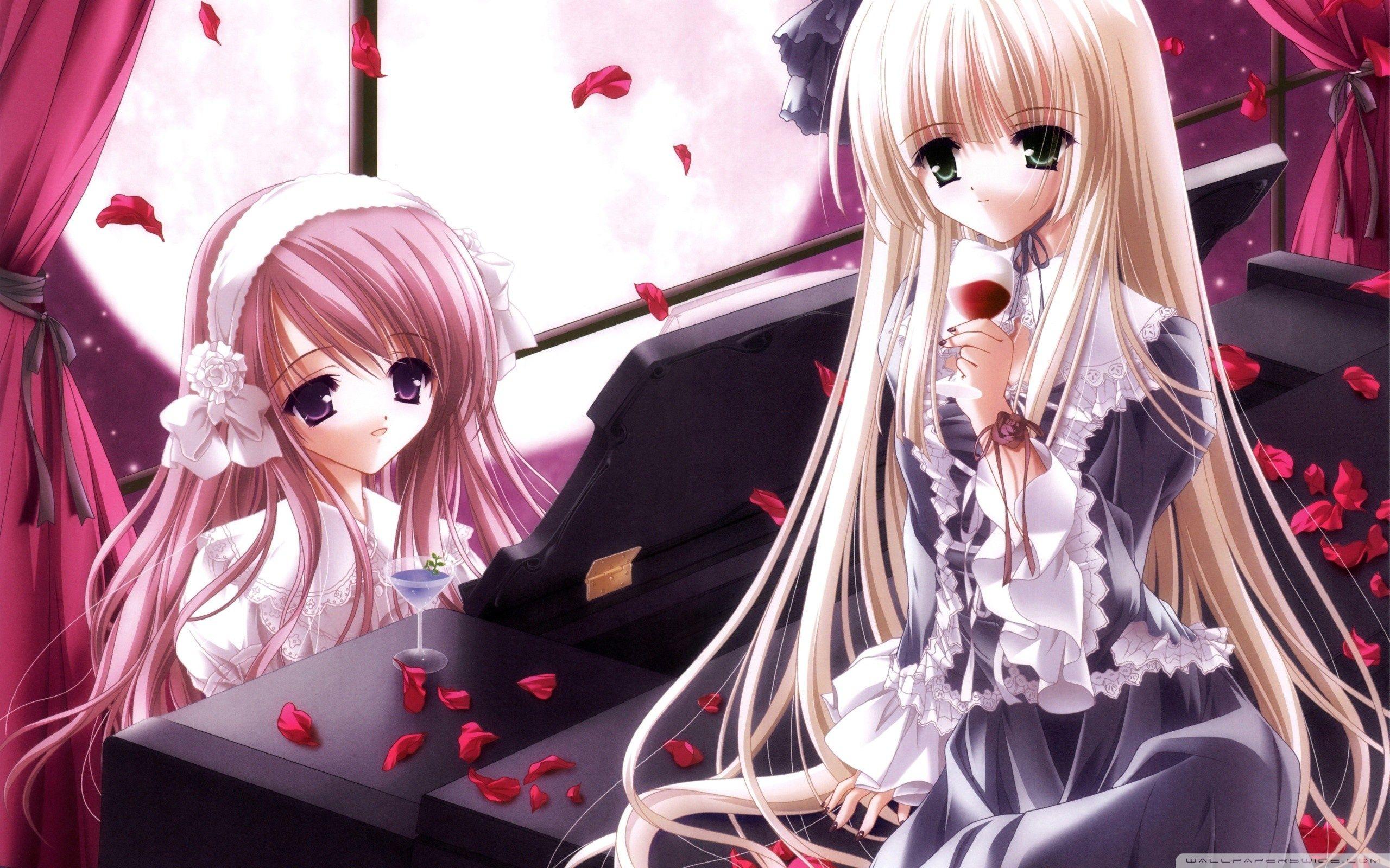 2560x1600 Animation Blond Girls Design ❤ 4K HD Desktop Wallpaper for 4K Ultra