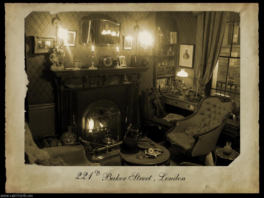 1024x768 Baker Street Holmes Wallpaper