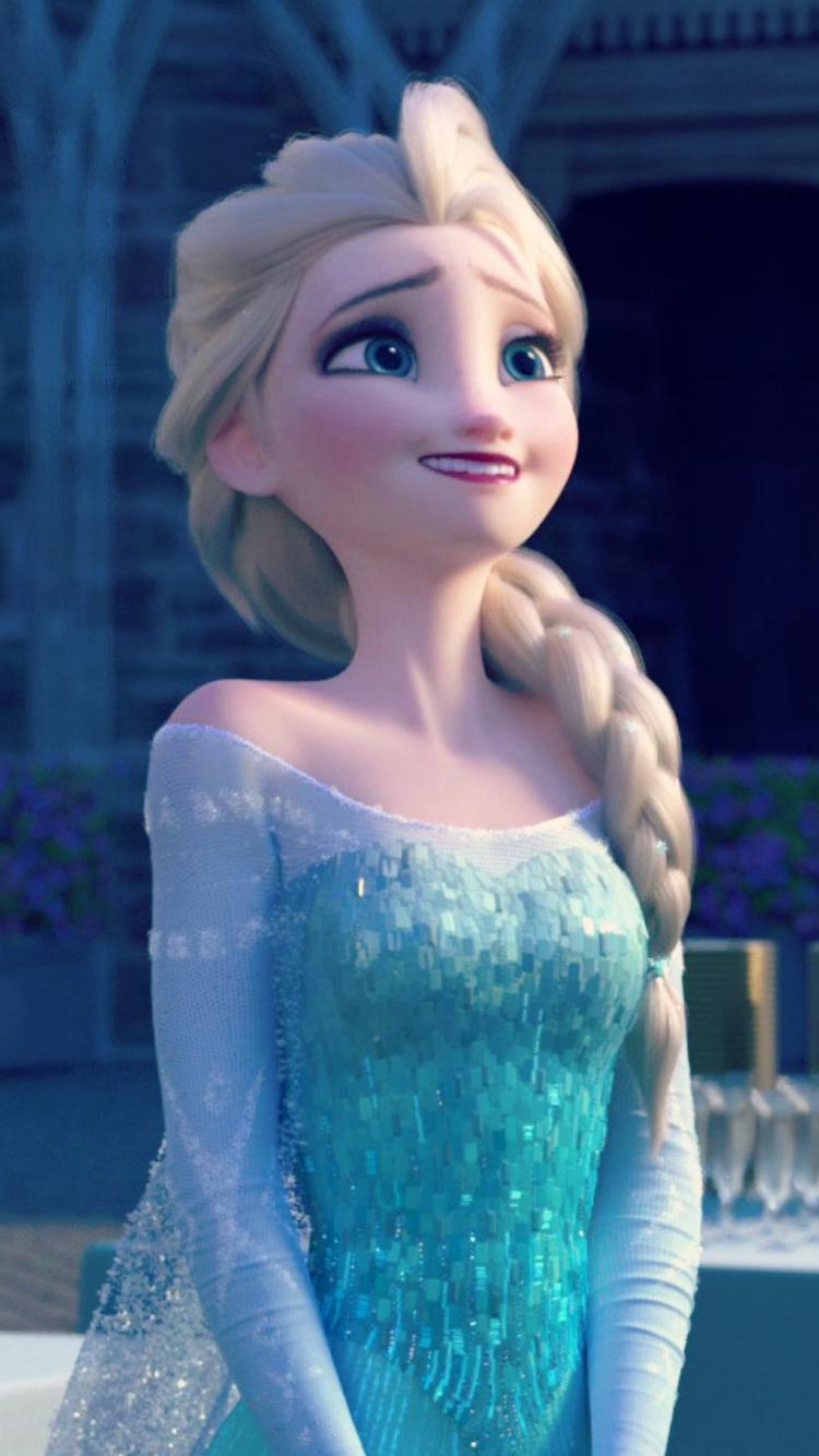 750x1334 Frozen Fever Elsa Phone Wallpaper the Snow Queen Photo