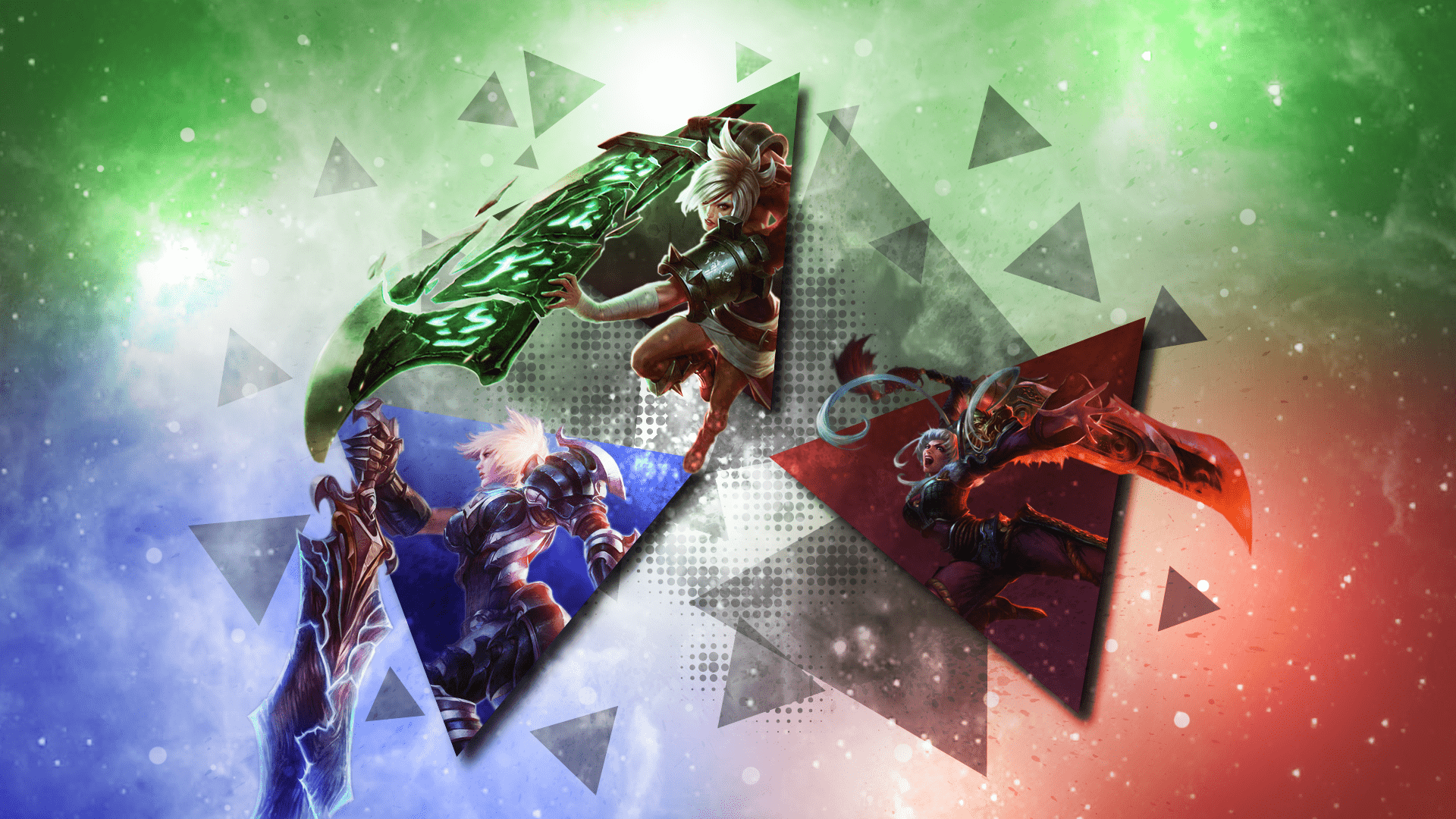 1920x1080 Riven wallpaper I'm really proud of: leagueoflegends