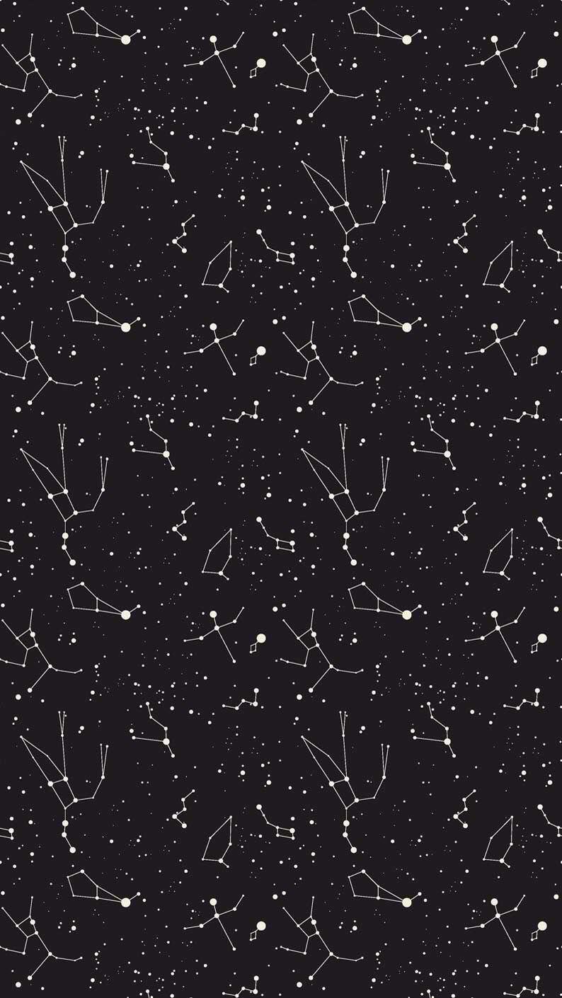 794x1410 Constellations Aesthetic Wallpaper