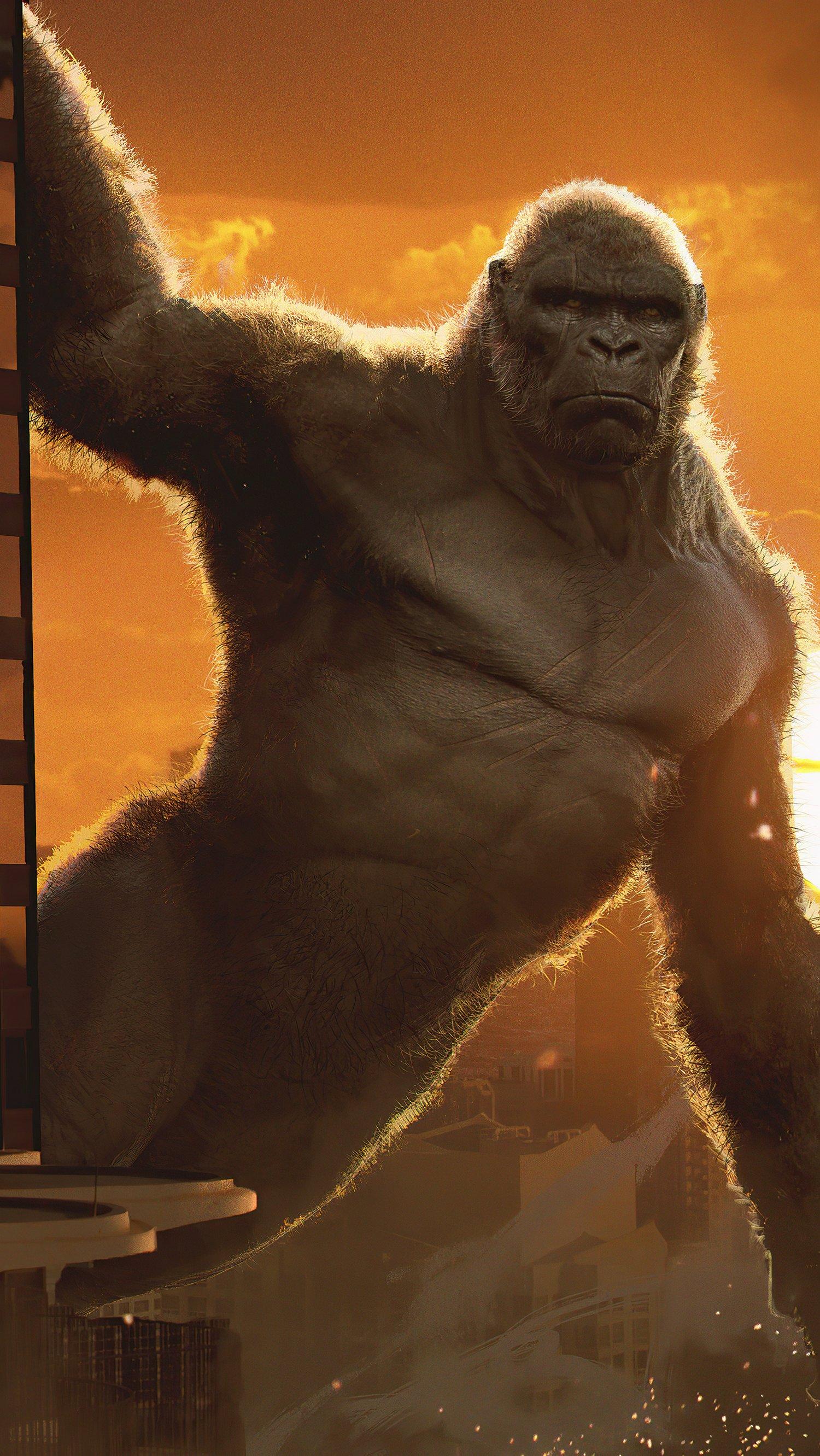 1500x2663 Kong v Godzilla Wallpaper 5k Ultra HD