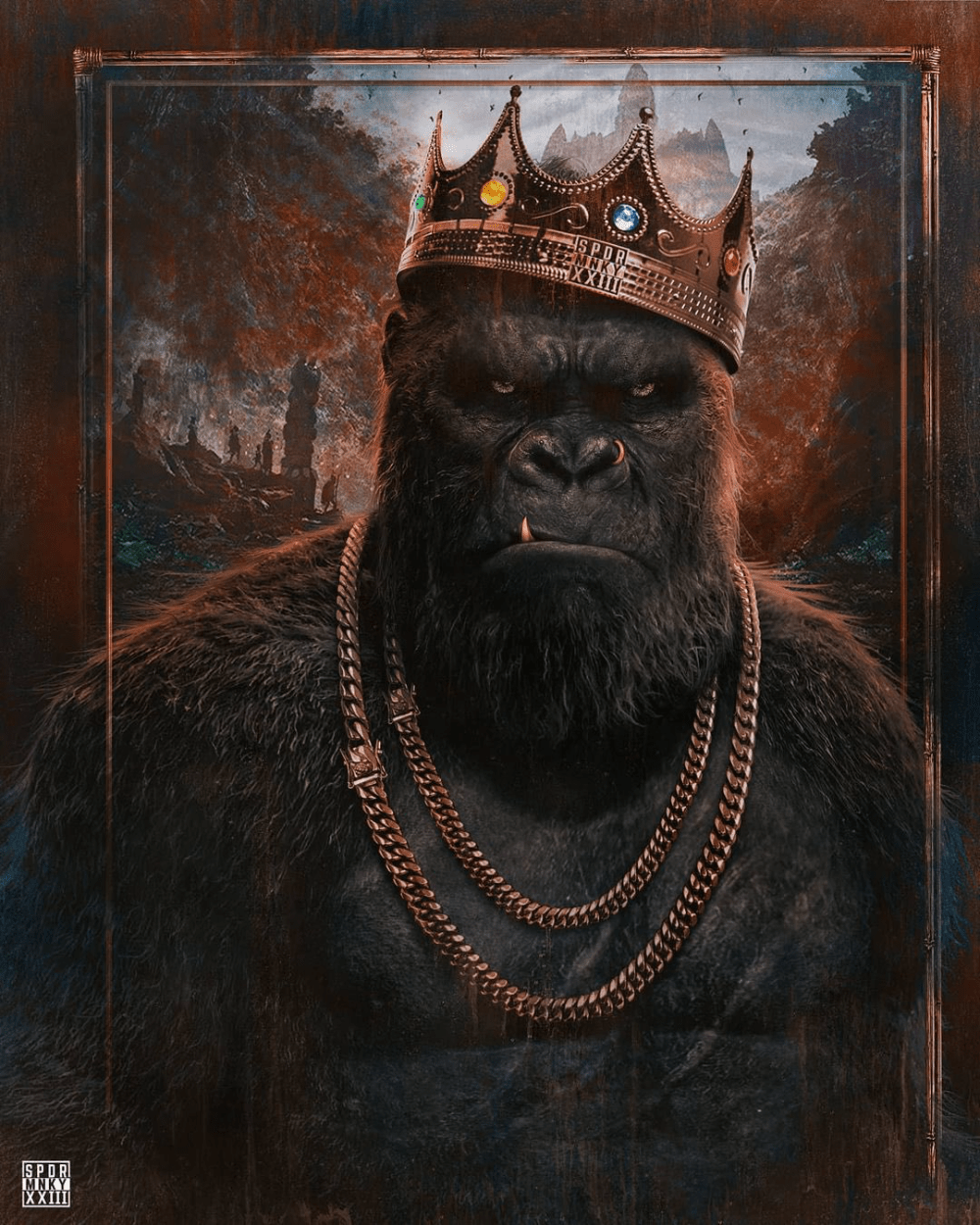 1000x1250 Legendary on Twitter. King kong art, King kong, King kong skull island