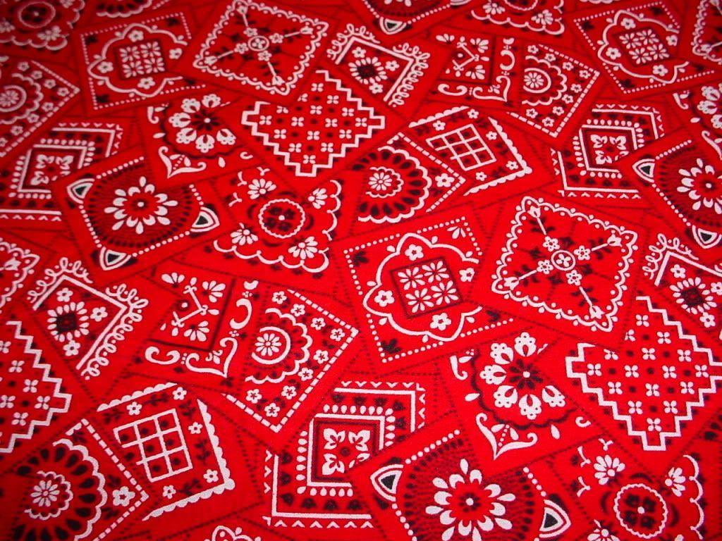 1024x768 Red Gang Flag Wallpaper