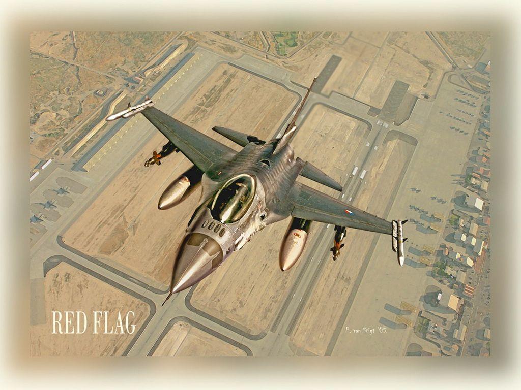 1024x768 F 16 Netherlands F 16 Red Flag