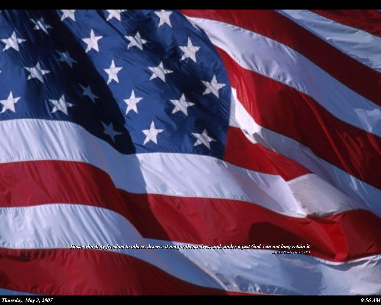 1280x1024 American Flag Wallpaper