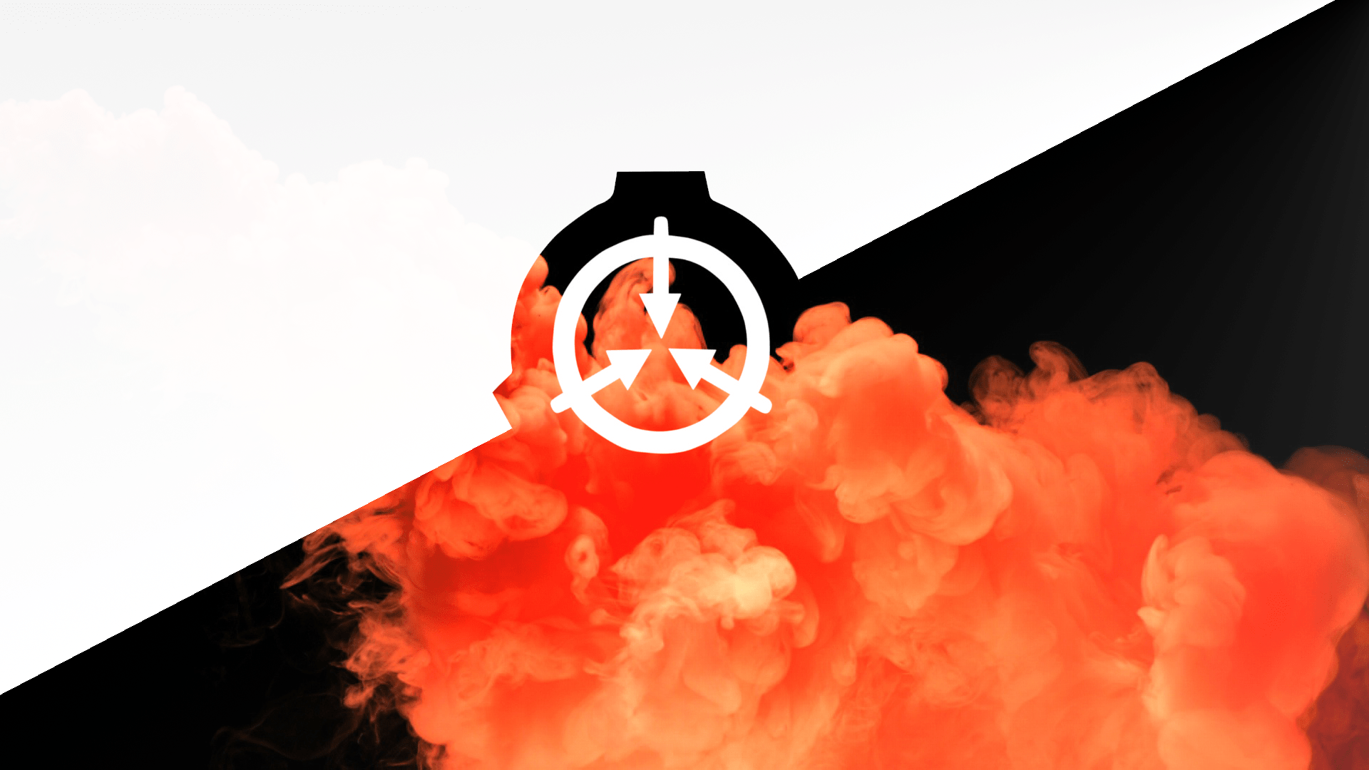 1920x1080 black, Scp, SCP Foundation, orange, white HD Wallpaper