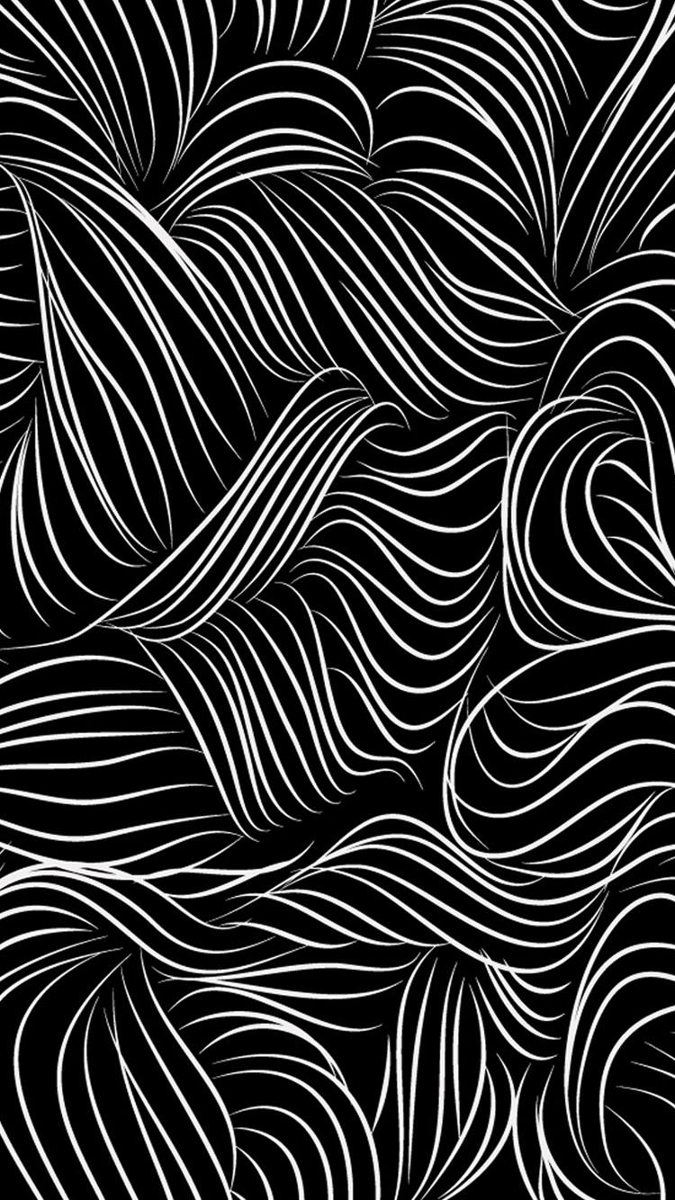 750x1334 Mashiro Pattern Black iPhone Background for iPhone 7 Wallpaper Wallpaper. Wallpaper Download. High Resolution Wallpaper