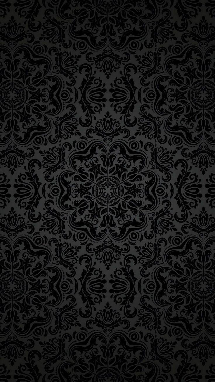 736x1308 Pattern Black Brown Design Wallpaper Visual arts iphone wallpaper 4K. iPhone wallpaper pattern, Android wallpaper black, Black wallpaper