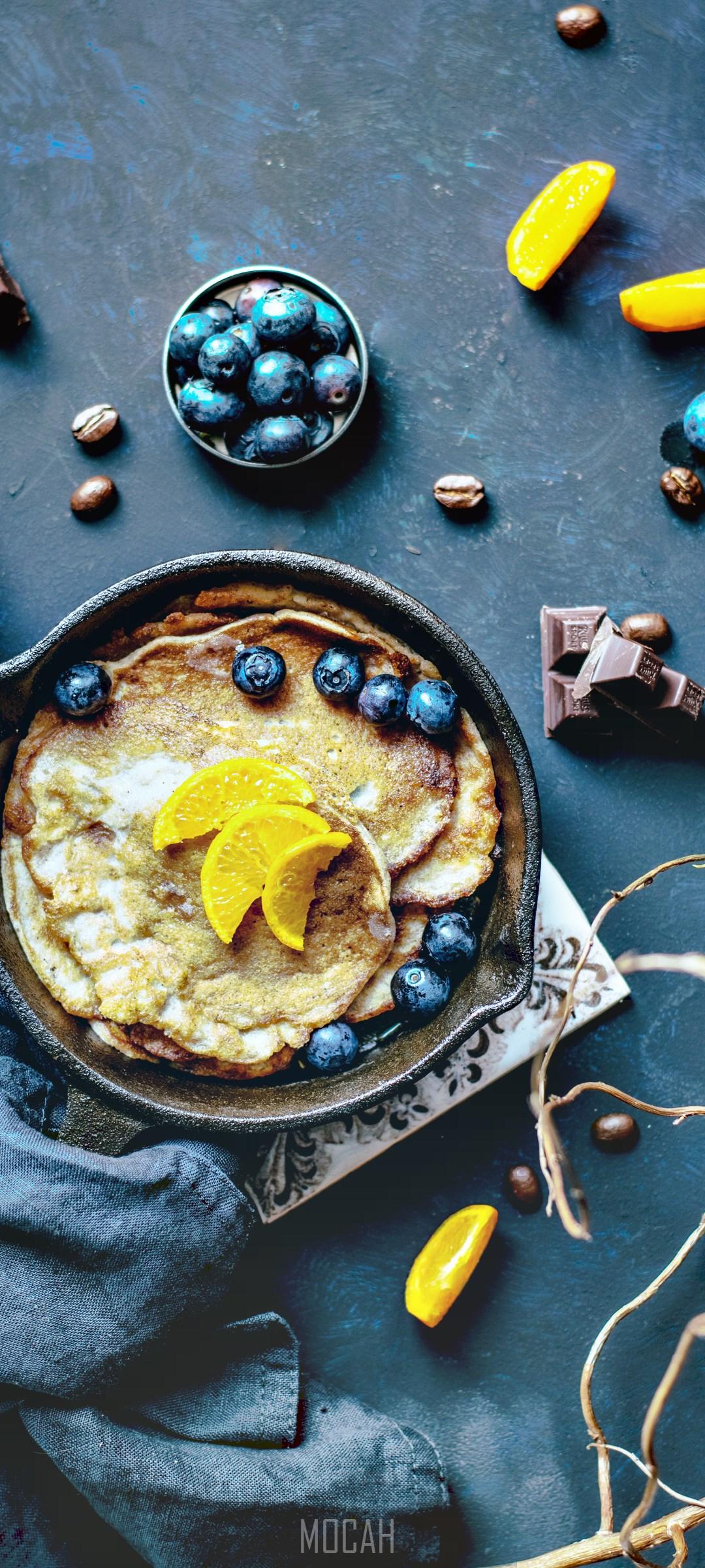 1080x2400 Pancake, Dish, Food, Cuisine, Vegetarian Food, Samsung Galaxy A51 wallpaper hd, 1080x2400 HD Wallpaper