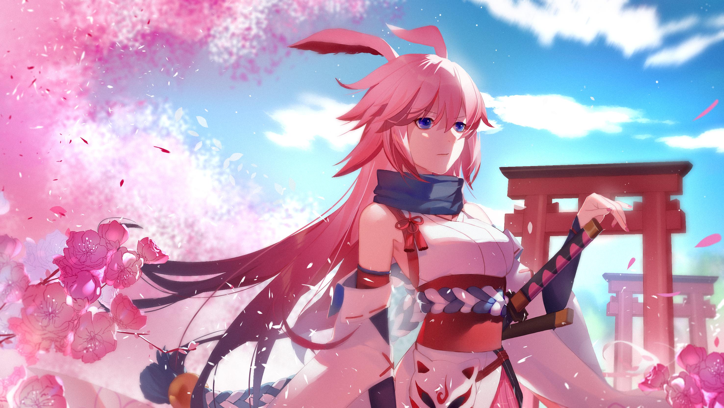 2953x1664 Yae Sakura (Benghuai Xueyuan) HD Wallpaper