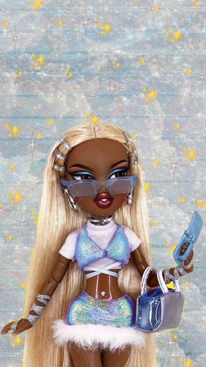 674x1200 Bratz‍☁️. Black bratz doll, Girls cartoon art, Brat doll
