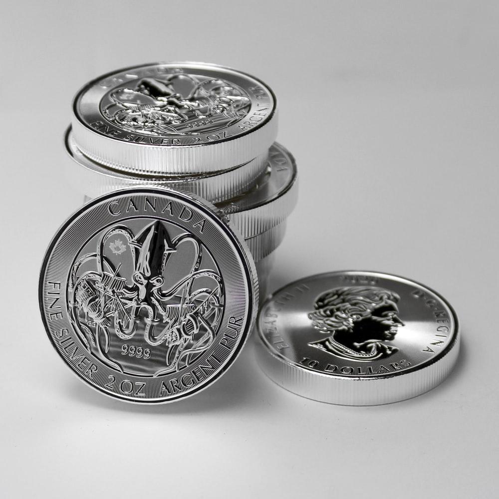 1000x1000 Silver Coins Picture. Download Free Image