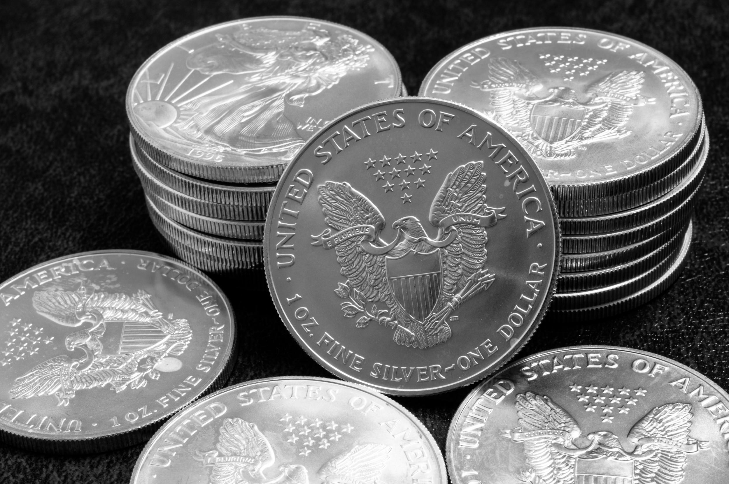 2500x1661 Silver Coins Coin Wallpaper HD