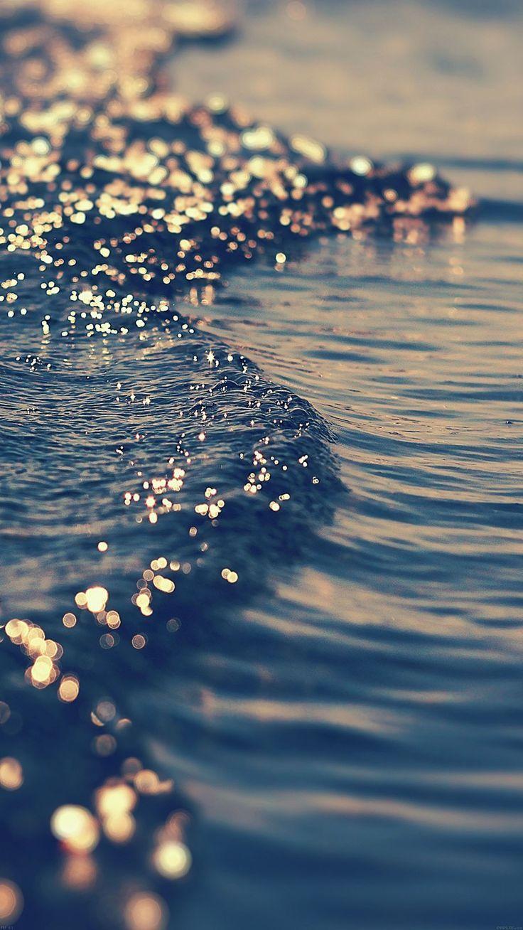 736x1308 gold sea wave water sunset ocean nature iPhone 6 Plus Wallpaper effect iPhone 6 Plus Wallpa. Ocean wallpaper, iPhone 6 plus wallpaper, Nature photography