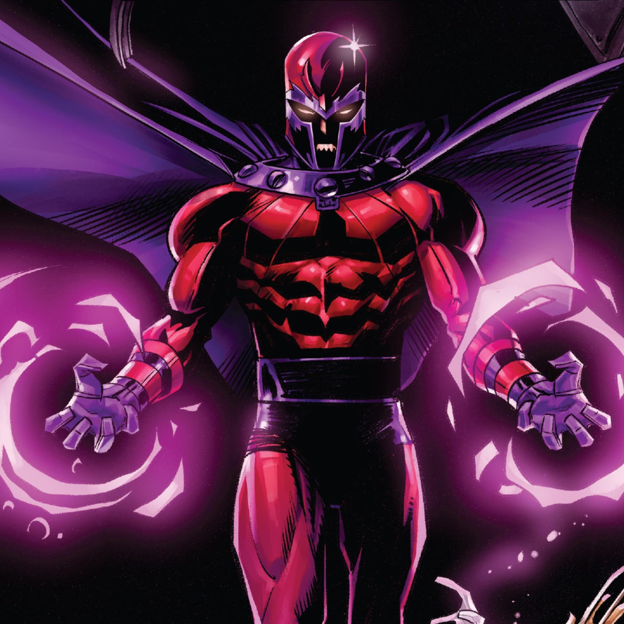 2048x2048 Magneto Marvel Comics Artwork iPad Air HD 4k Wallpaper, Image, Background, Photo and Picture