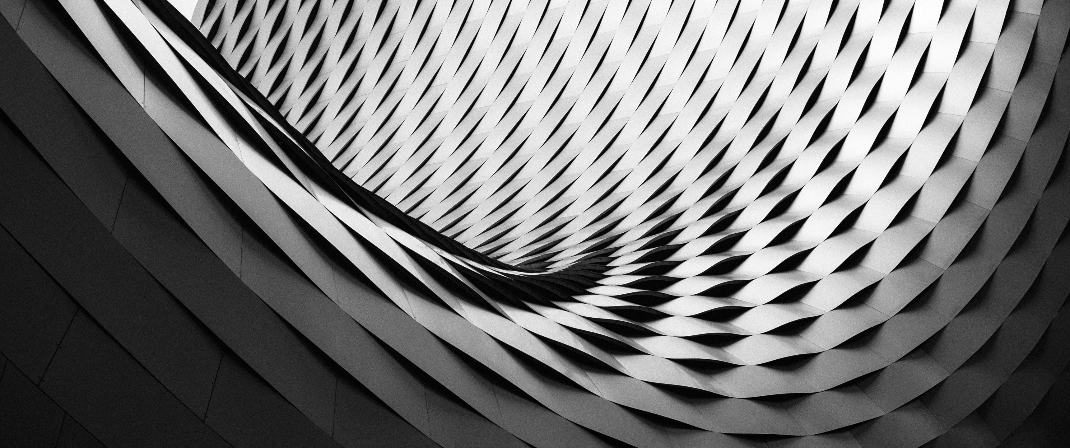 3440x1440 Architectural Spiral 21:9 Wallpaper. Ultrawide Monitor 21:9 Wallpaper